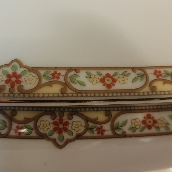 24k Gold Antique Vignaud Limoges France- Pattern VIG167. Serving dishes. - Picture 8 of 16